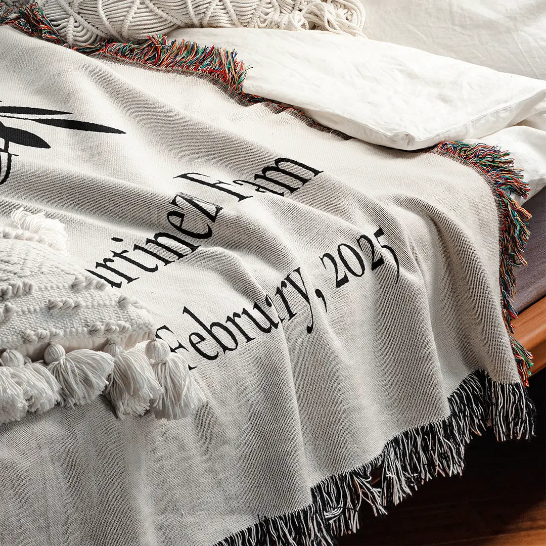 Custom Name Blanket For Families - Always Together - White
