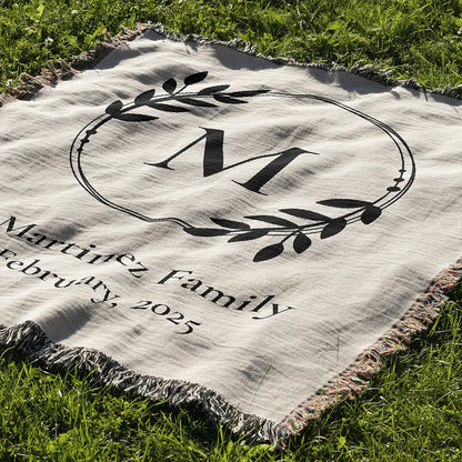 Custom Name Blanket For Families - Always Together - White
