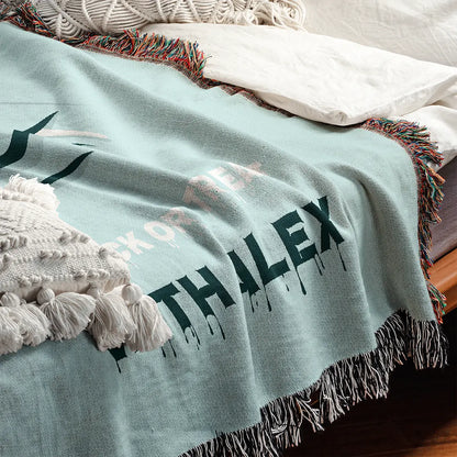Custom Halloween Name Blanket - Dracula Bite