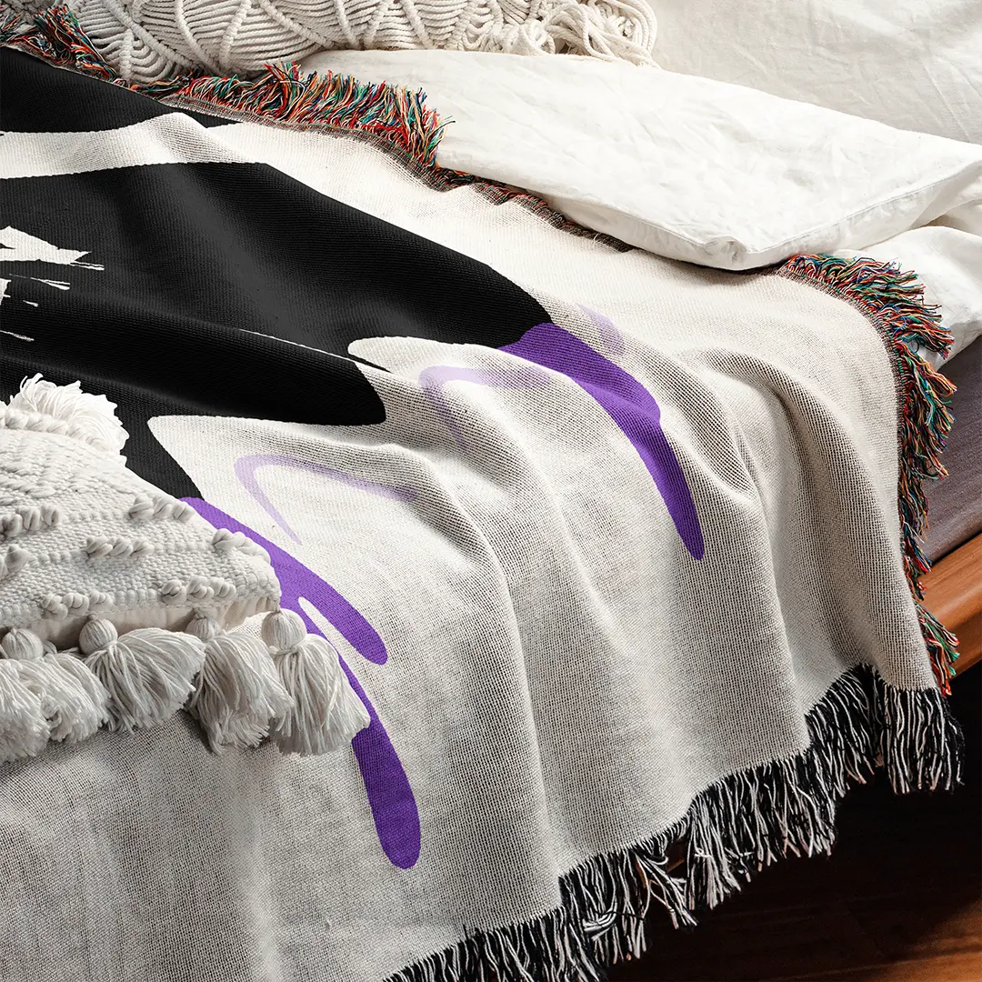 Custom Halloween Name Blanket - Ghost Glow
