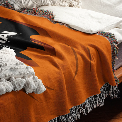 Custom Halloween Name Blanket - Pumpkin Grin