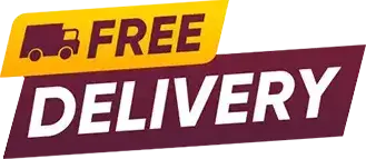 Multicolor icon featuring a truck and "Free Shipping" text on a transparent background.